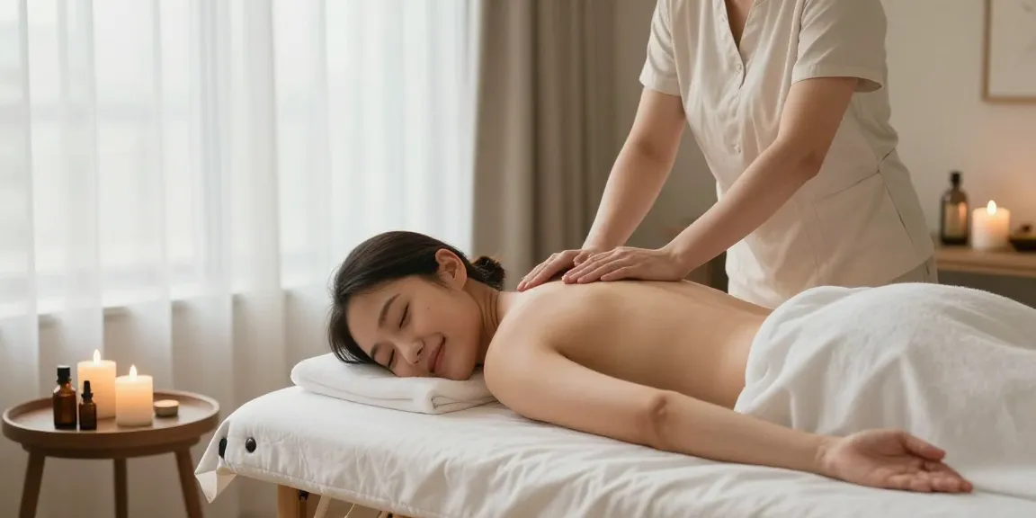 분당출장안마 전문가의 편안한 마사지 서비스 모습